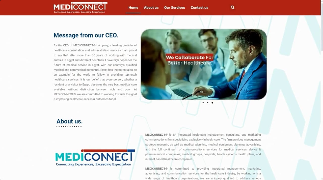 mediconnect — web app development — 01